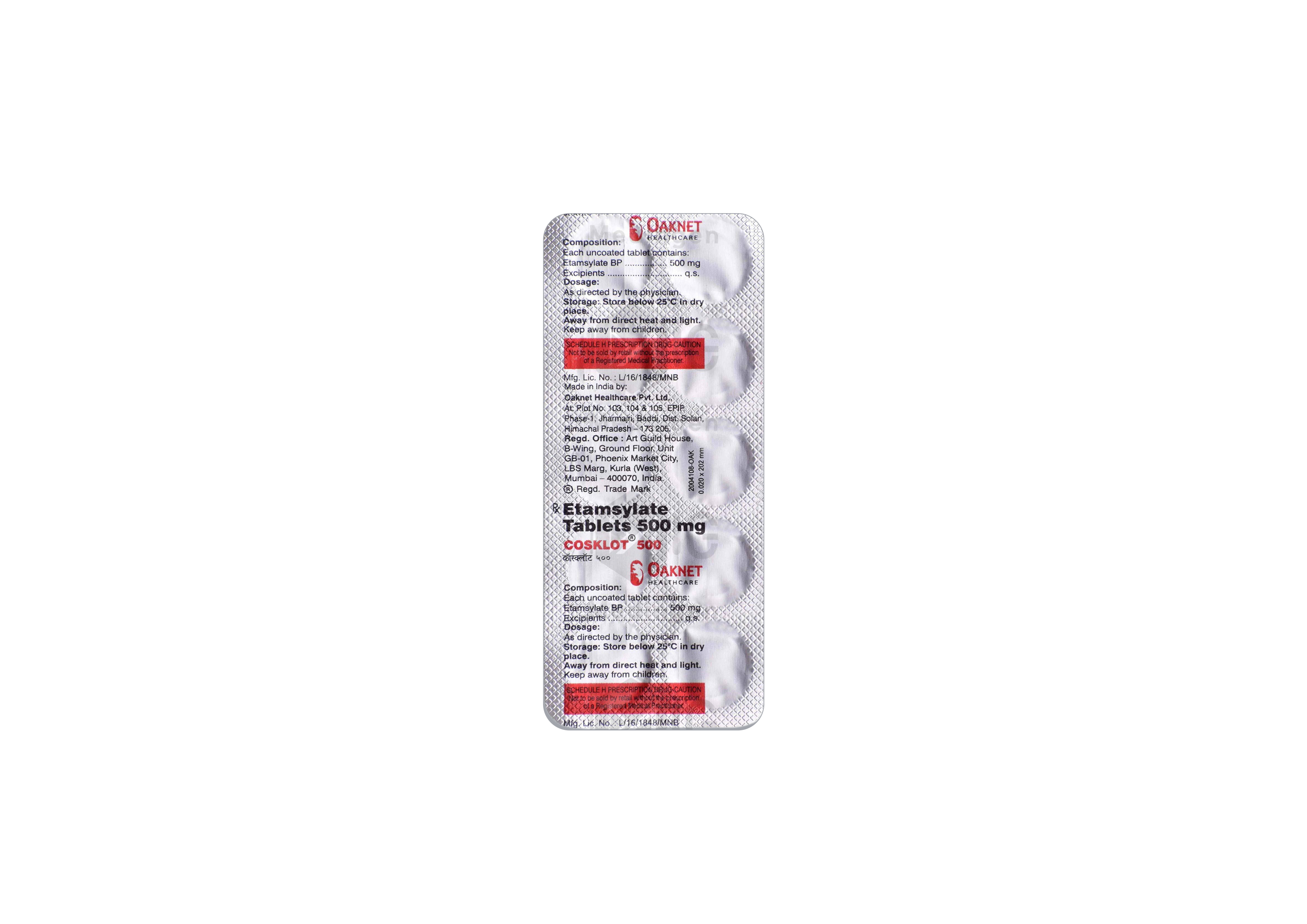 COSKLOT 500MG 